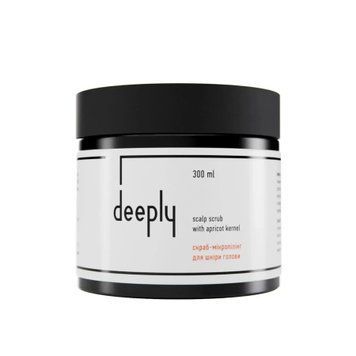 Скраб для шкіри голови deeply scalp scrub with apricot kernel 300 мл DP0004 фото