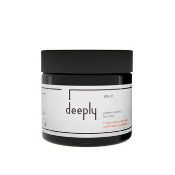 Глибоковідновлююча маска для волосся з протеїнами deeply protein restoring hair mask 300 мл DP0032 фото